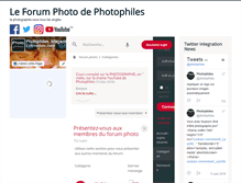 Tablet Screenshot of forum-photophiles.com